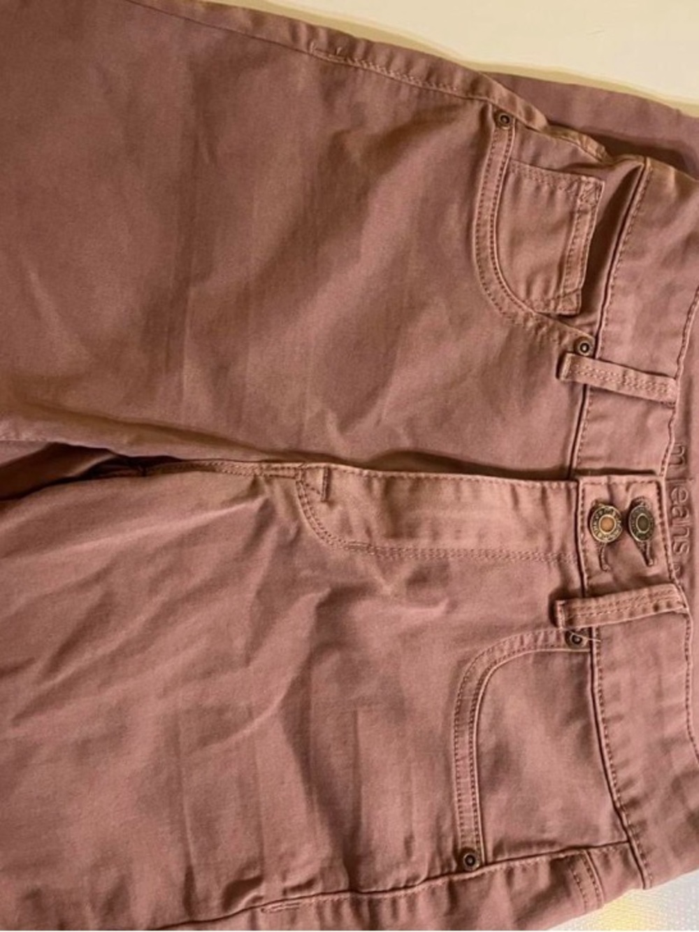 Maurices Straight Leg Pants in Dusty Mauve
